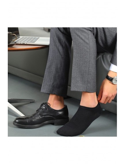 6 Çift Koton Extra Yumuşak Karışık Renk Erkek Patik Çorap