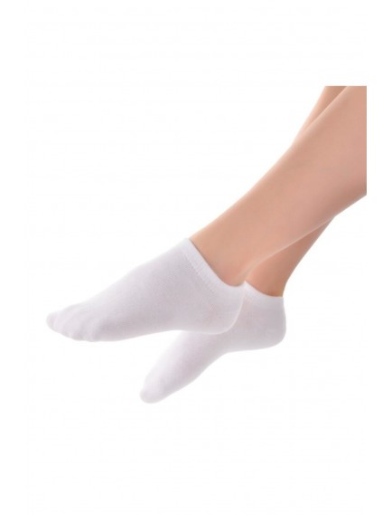 10 Çift Modal Beyaz Kadın Patik Çorap Bilek Boy