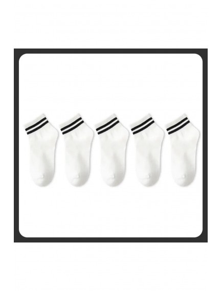 12 Çift Erkek Pamuklu Yarım Konç Spor Çorap