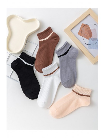 12 Çift Yarım Konç Çok Renkli Pikotlu Unisex Kolej Tenis Çorap