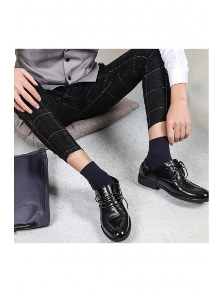 4 Çift Pamuklu Yüksek Kalite Çok Renkli Yarım Konç Erkek Çorap